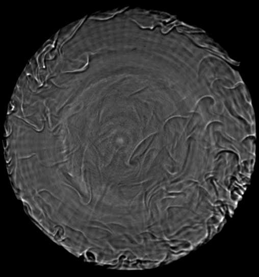 Large-scale circulation of turbulent convection in a quasi-two-dimensional cylindrical cell